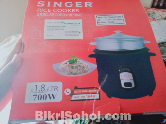 Singer Rice Cooker 1.8 Liter